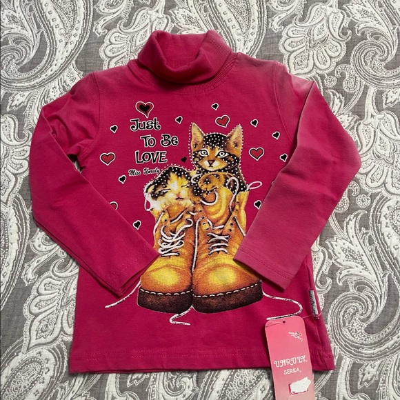 Other - Made in turkey girls turtleneck sweater nwt